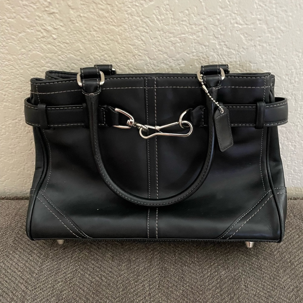 Black coach bag